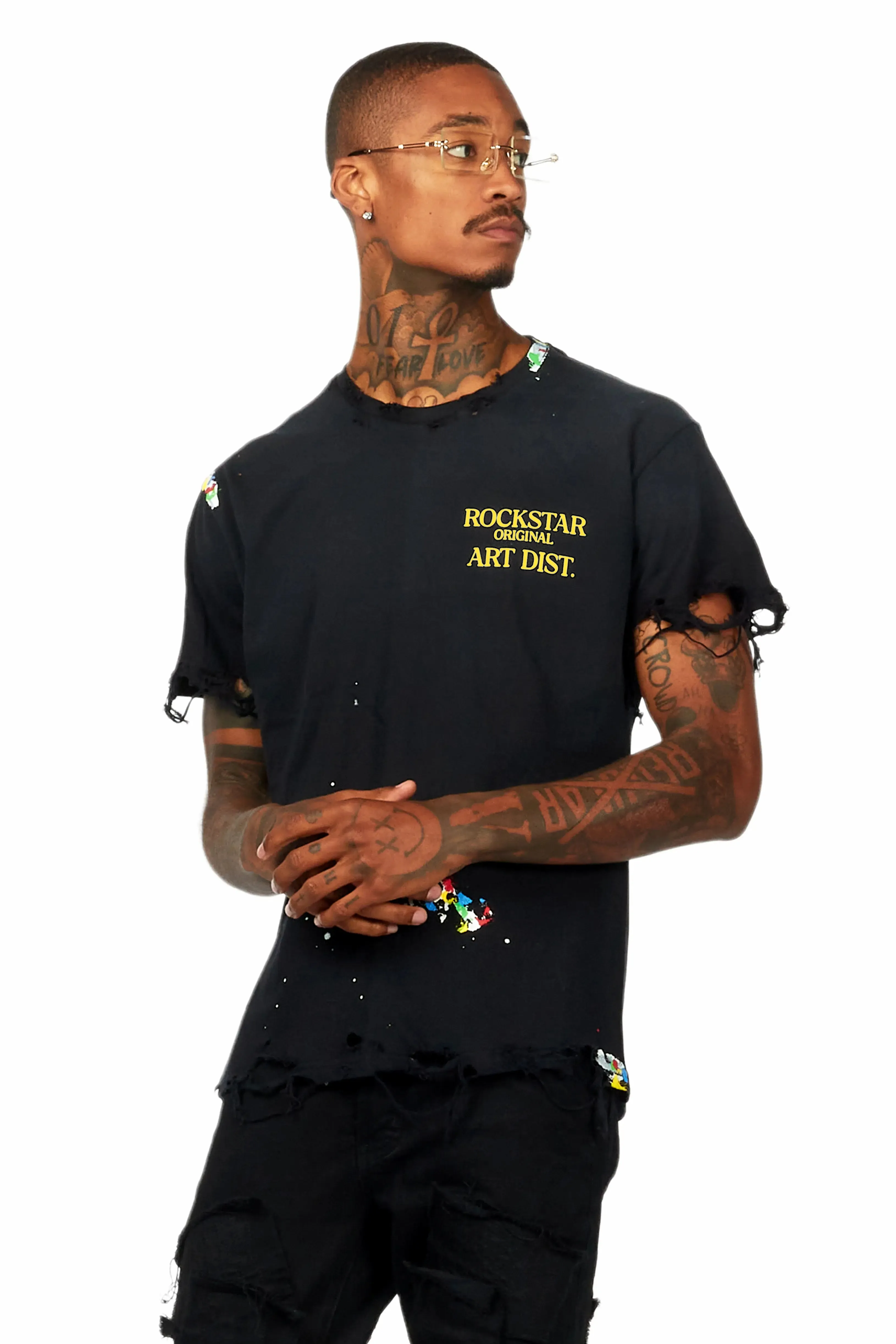 Vintage Palmer Black/Yellow Graphic T-Shirt sold by Rockstar Original product image thumbnail 4
