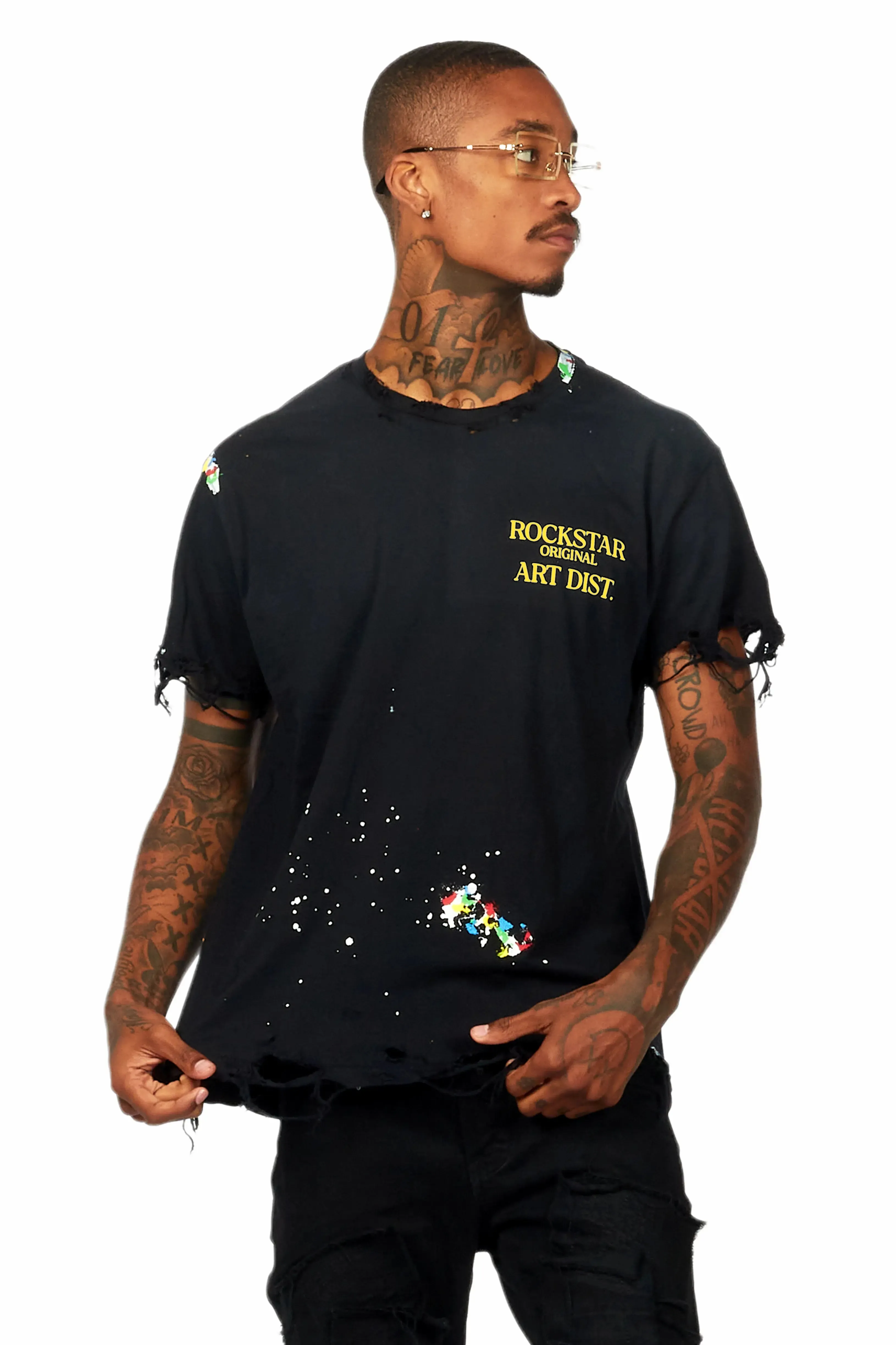 Vintage Palmer Black/Yellow Graphic T-Shirt sold by Rockstar Original product image thumbnail 2