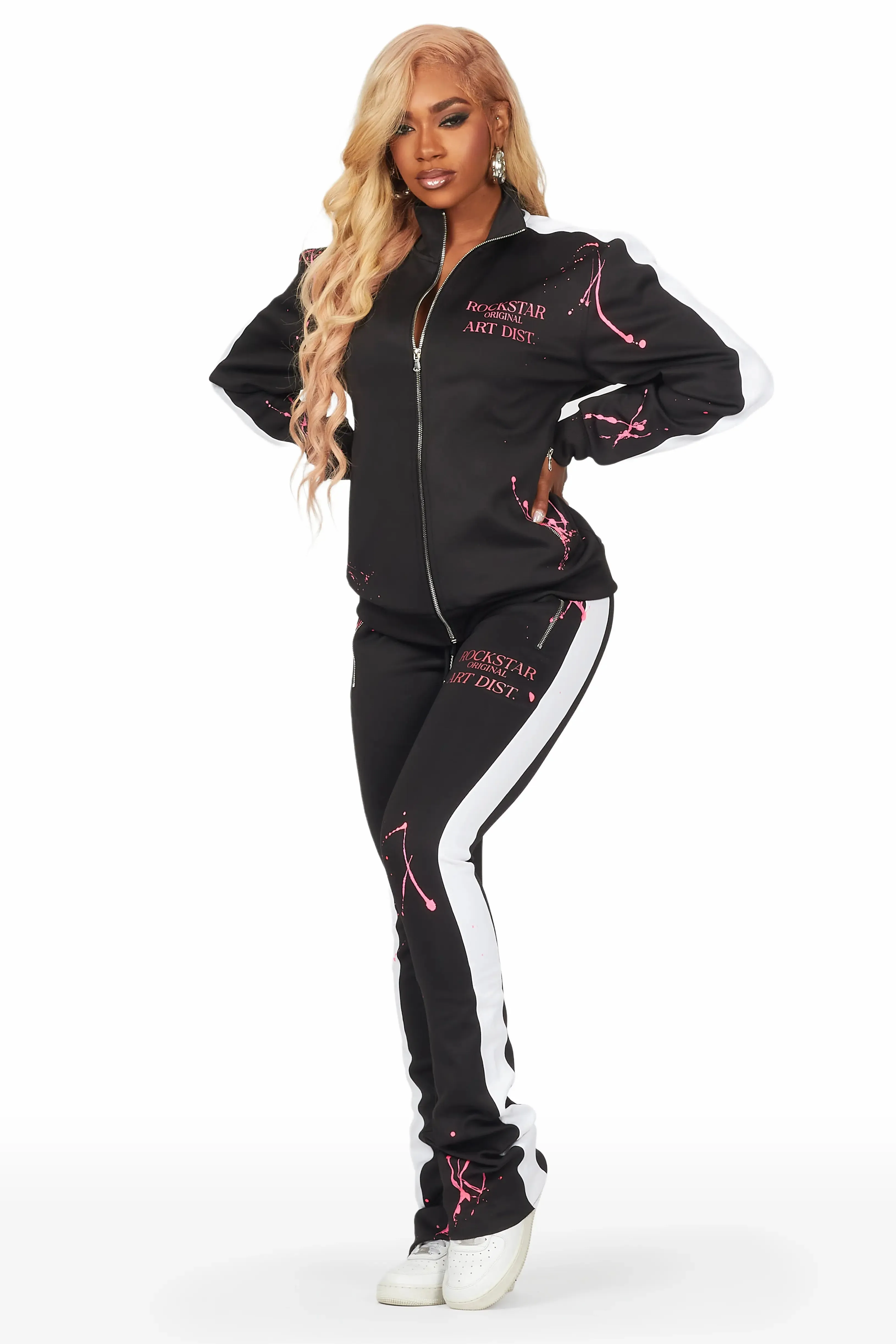 Tara Black Tricot Stacked Trackset sold by Rockstar Original product image thumbnail 3