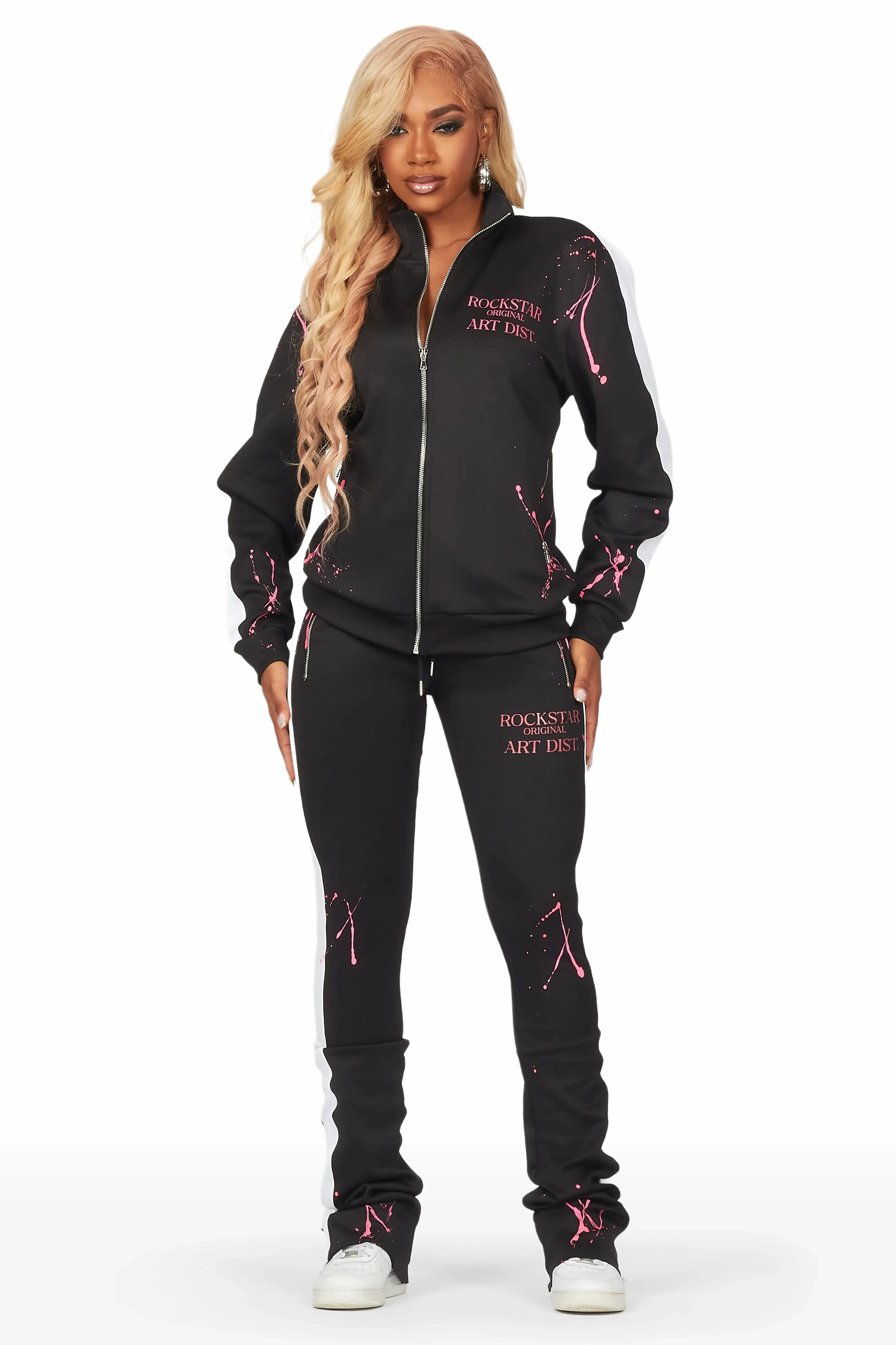 Tara Black Tricot Stacked Trackset sold by Rockstar Original product image thumbnail 2