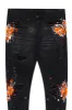 Elias Black/Orange Painter Jean sold by Rockstar Original