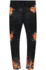 Elias Black/Orange Painter Jean sold by Rockstar Original