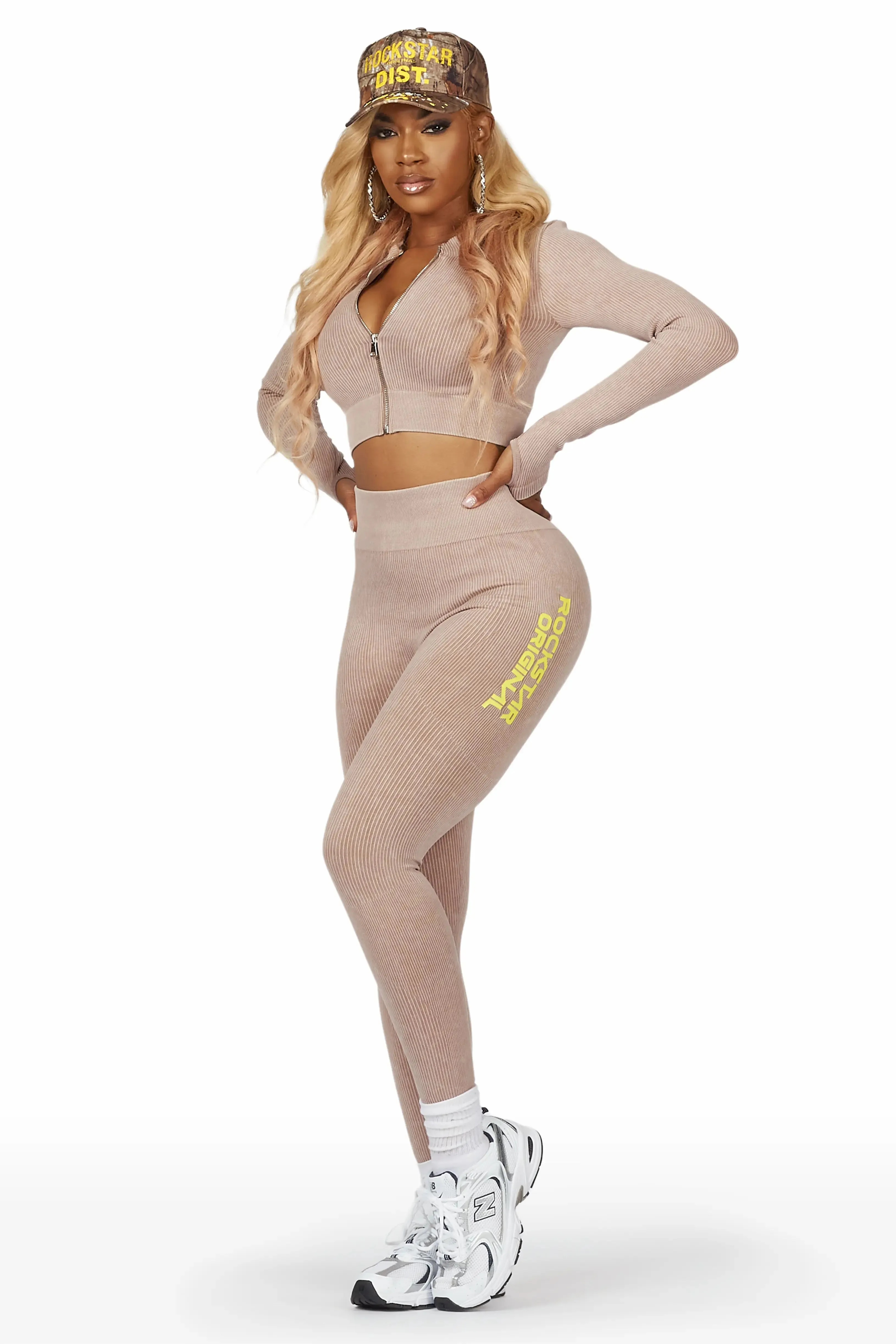 Nyala Mocha Mineral Wash Active Set sold by Rockstar Original product image thumbnail 3