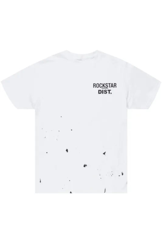 Raffer White Graphic T-Shirt sold by Rockstar Original