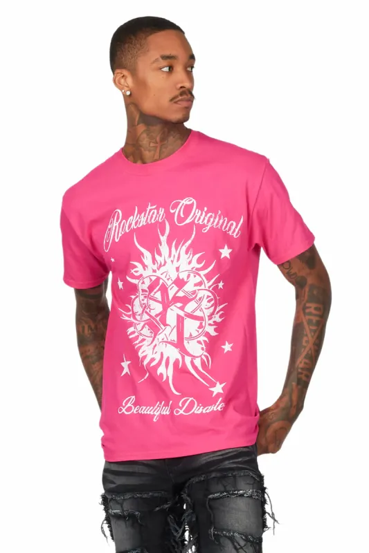 Adal Fuchsia Graphic T-Shirt sold by Rockstar Original