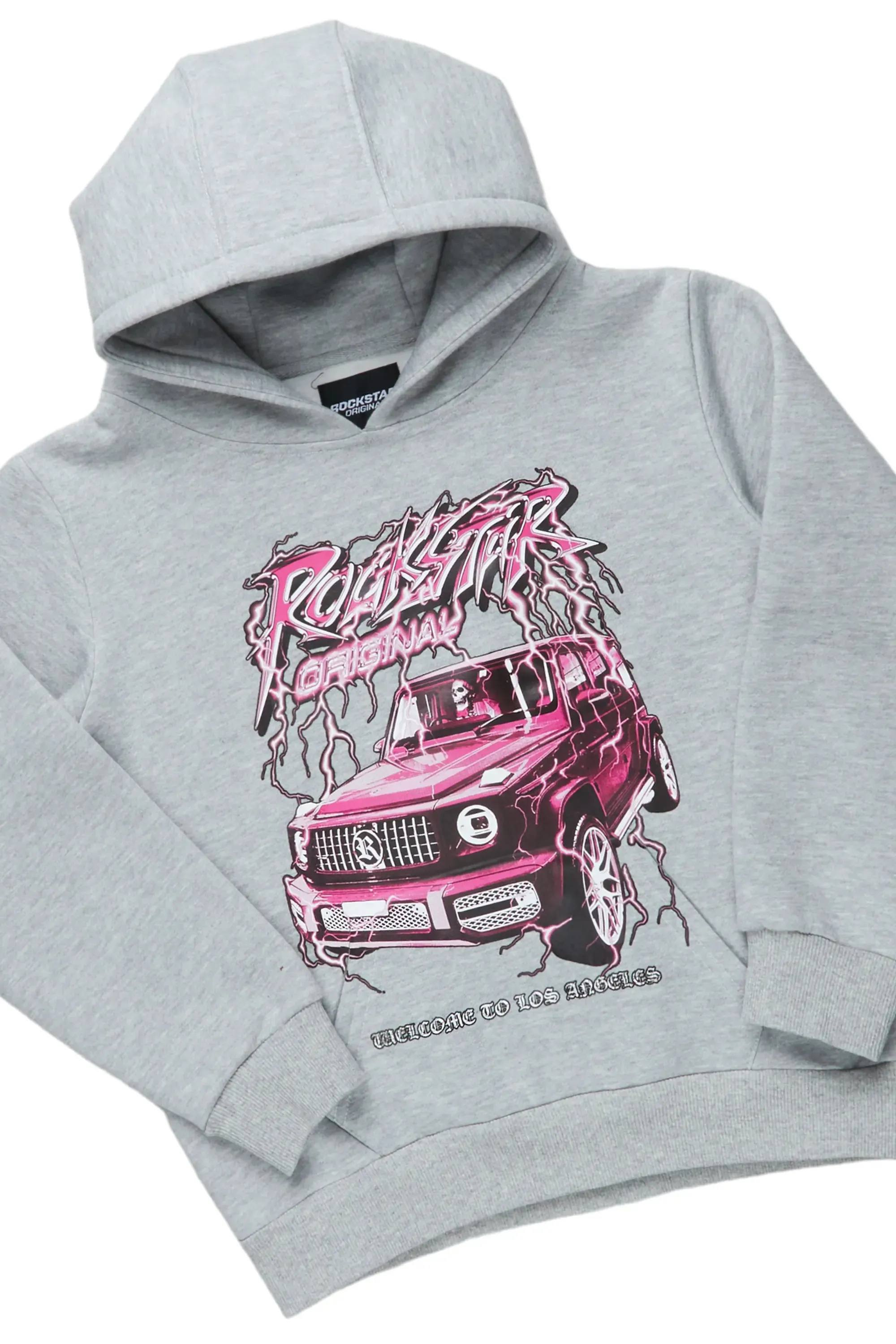 Boys Dawson Grey Hoodie Slim Fit Track Set sold by Rockstar Original product image thumbnail 3