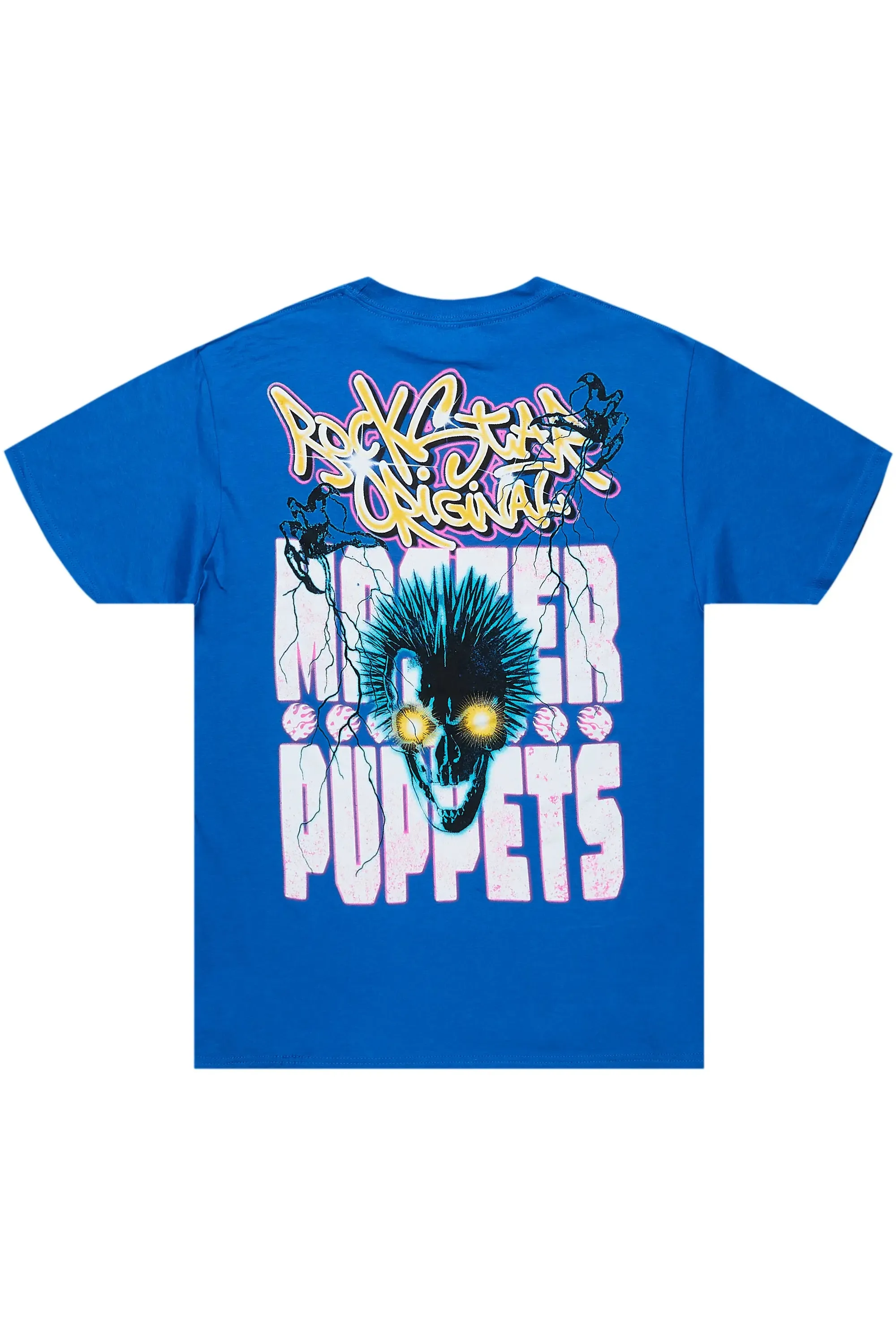 Niko Royal Blue Graphic T-Shirt sold by Rockstar Original product image thumbnail 3