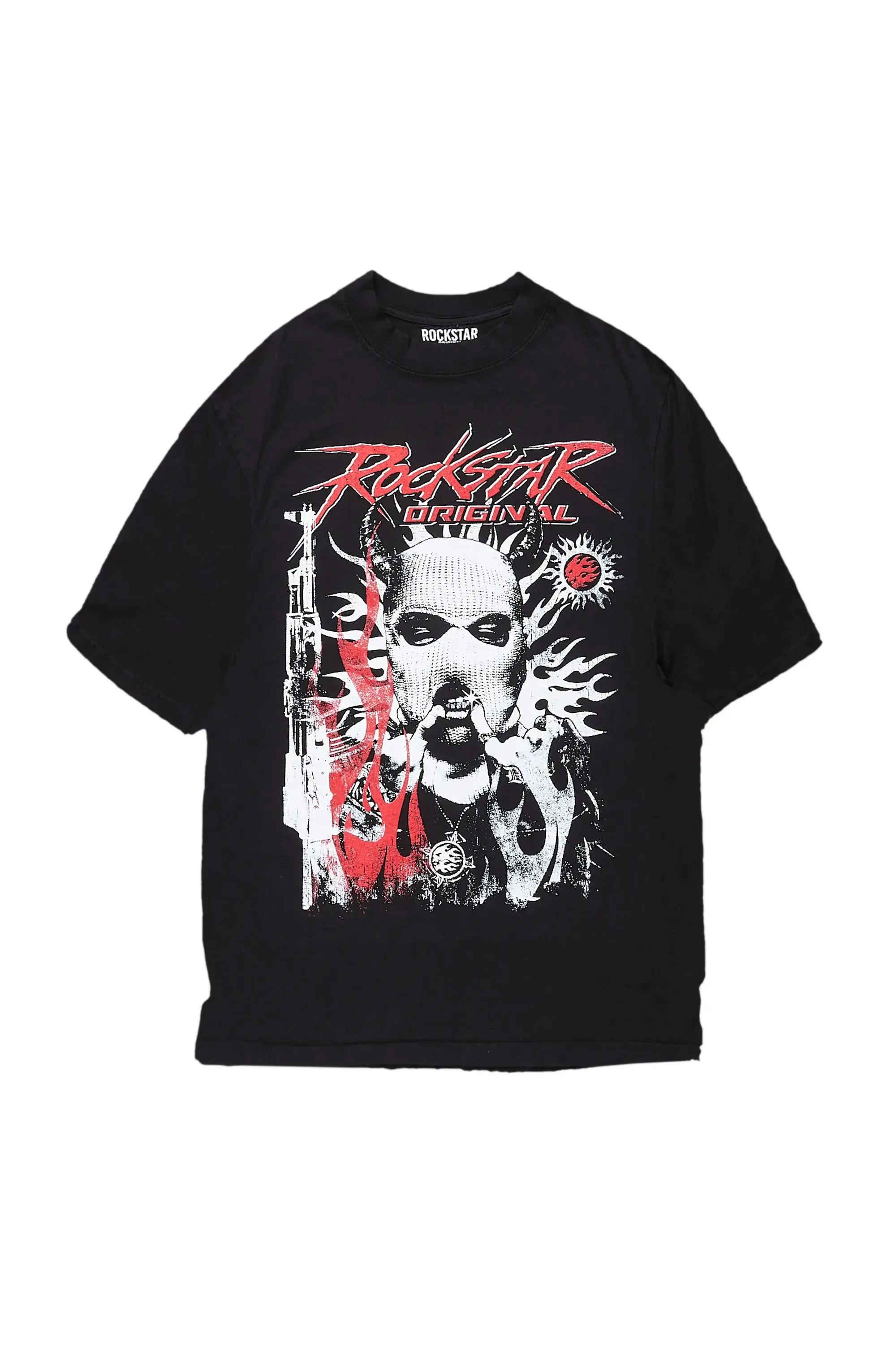 Marcinia Black Mega Oversized T-Shirt sold by Rockstar Original