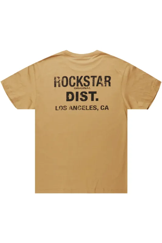 Dalasia Tan Oversized Tee sold by Rockstar Original