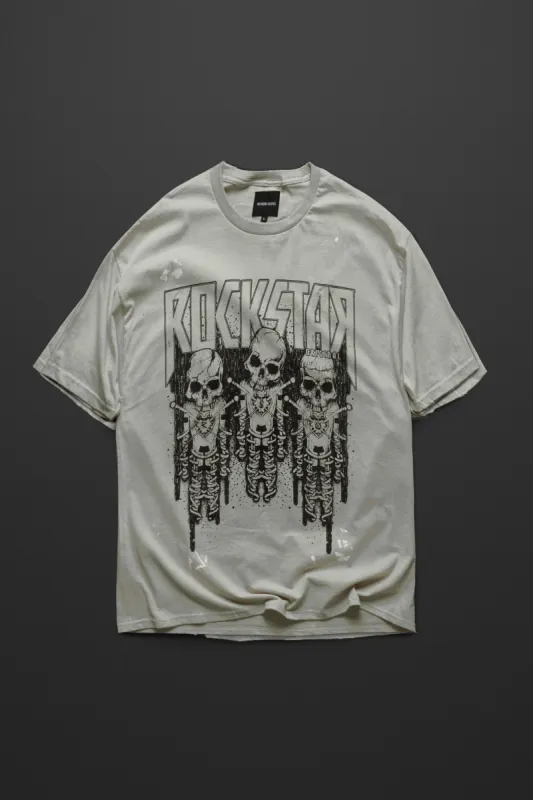Sabbath Printed T-Shirt-Beige sold by Rockstar Original