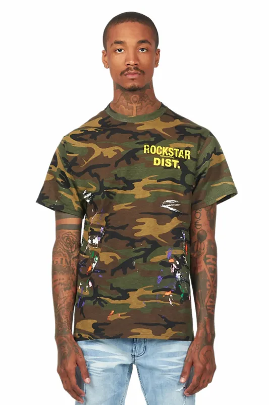 Xanto Camo Graphic T-Shirt sold by Rockstar Original