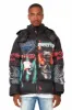 Black Nash Graphic Print Puffer Jacket sold by Rockstar Original