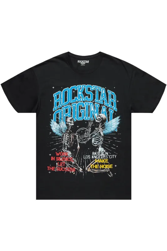 Chloe Black Graphic T-Shirt sold by Rockstar Original