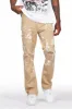 Salus Beige Bootcut Painter Jean sold by Rockstar Original