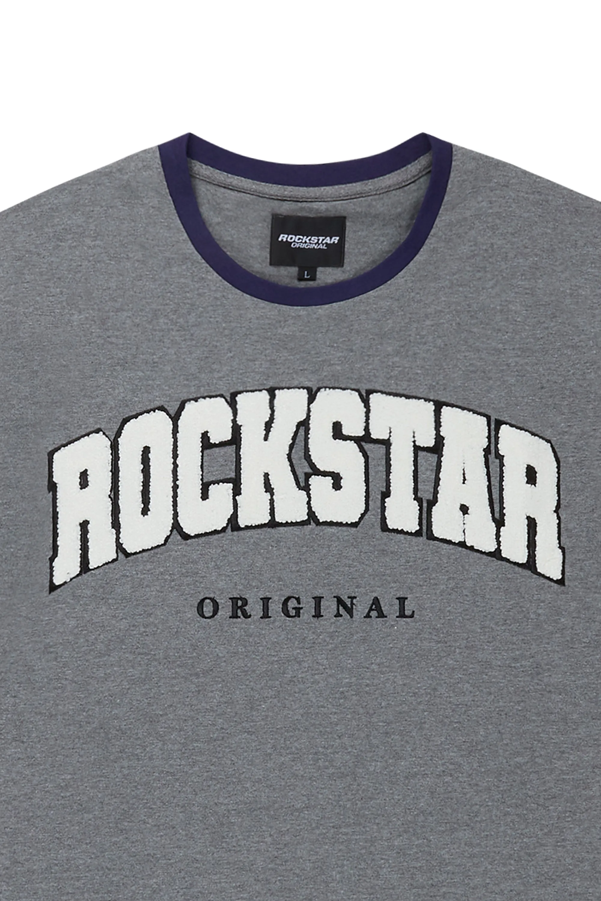 Devin Heather Grey Graphic T-Shirt sold by Rockstar Original product image thumbnail 2
