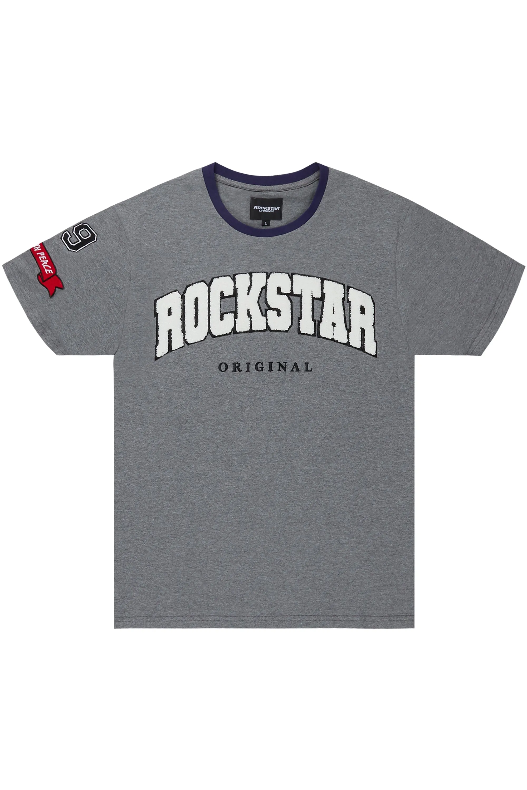 Devin Heather Grey Graphic T-Shirt sold by Rockstar Original