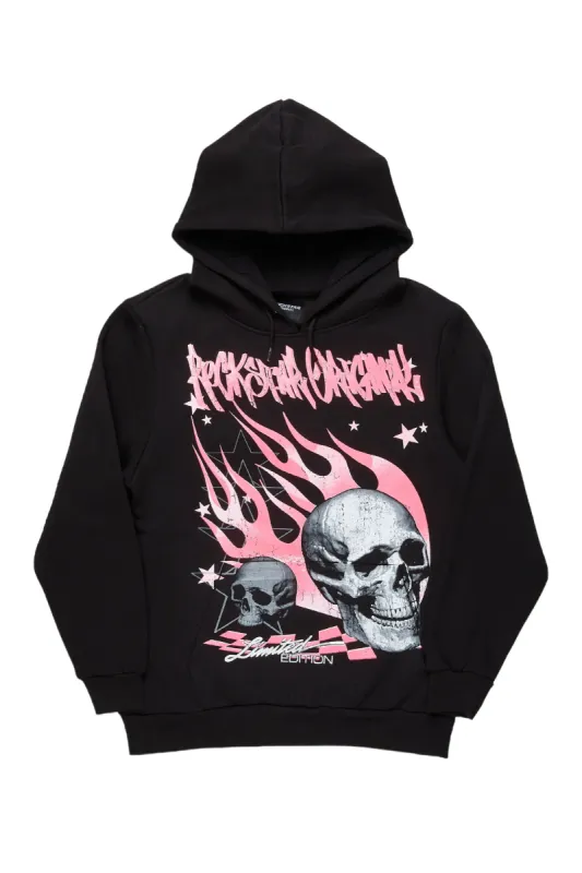 Anneso Black Graphic Hoodie sold by Rockstar Original