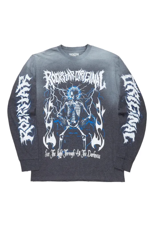 Exodus Charcoal Long Sleeve Graphic T-Shirt sold by Rockstar Original