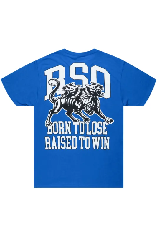 Izzo Royal Blue Oversized T-Shirt sold by Rockstar Original