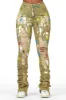 Yasmeen Multi Painted Super Stacked Jean sold by Rockstar Original