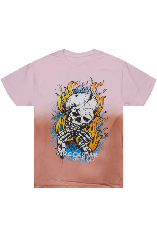 Sorro Light Pink/Brown Graphic T-Shirt sold by Rockstar Original