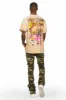 Gentry Camo Stacked Flare Jean sold by Rockstar Original