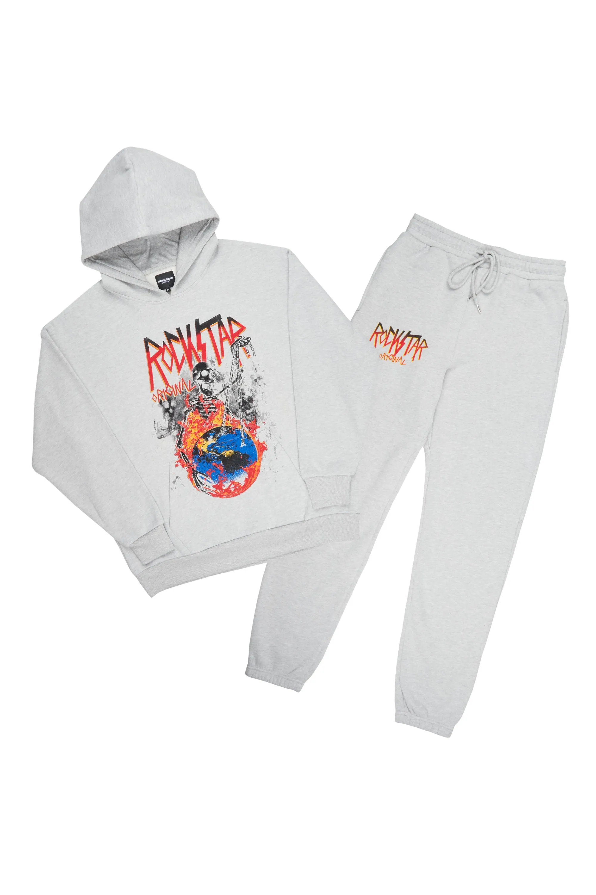 Ramone Heather Grey Hoodie Trackset sold by Rockstar Original