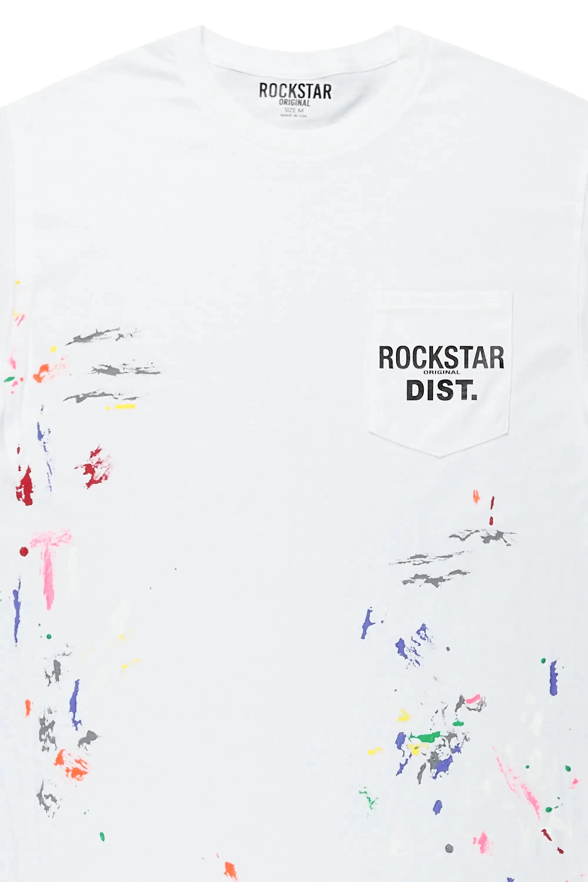 Pallas White Graphic Pocket T-Shirt sold by Rockstar Original product image thumbnail 3