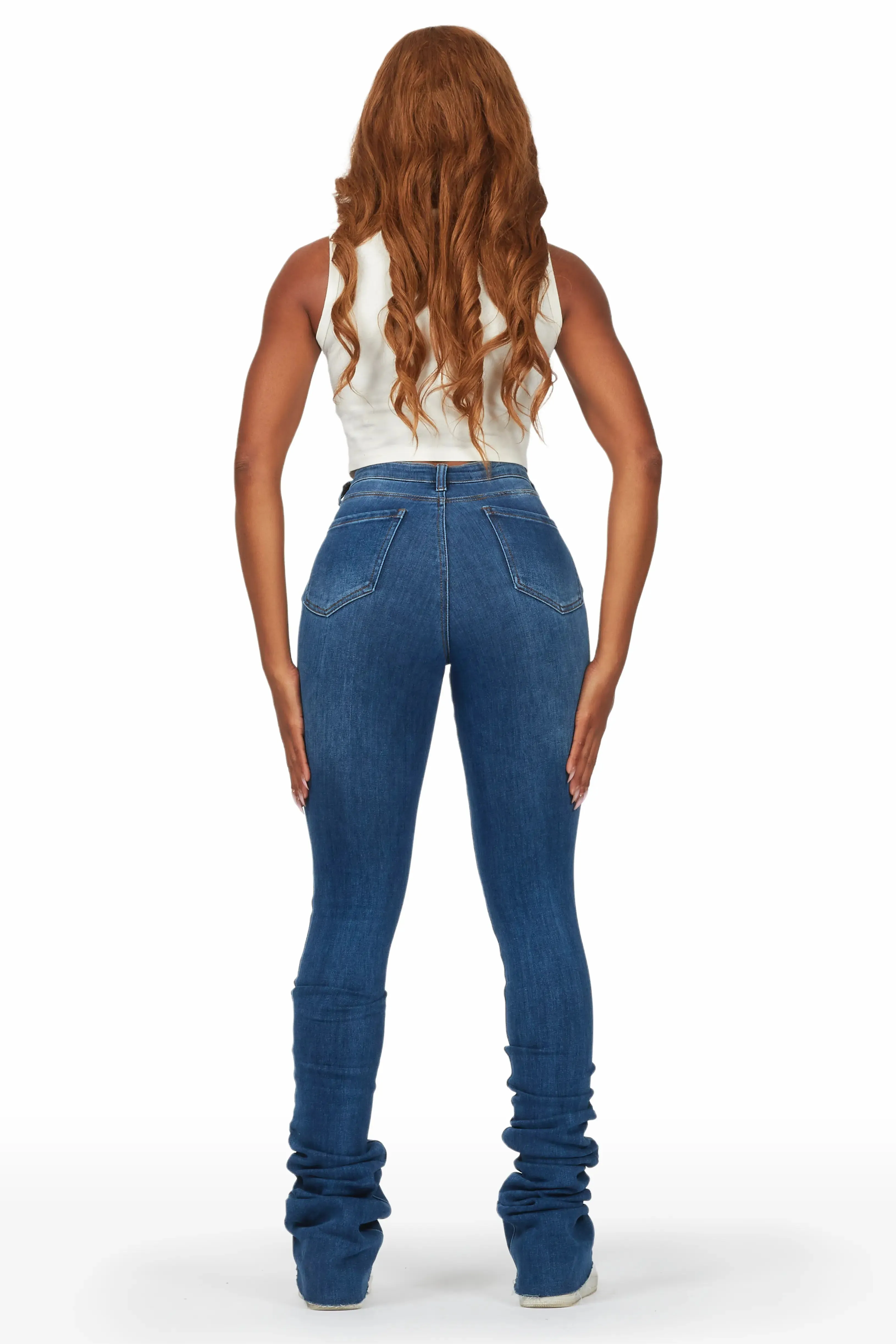 Cielo Dark Wash Super Stacked Jean sold by Rockstar Original product image thumbnail 5