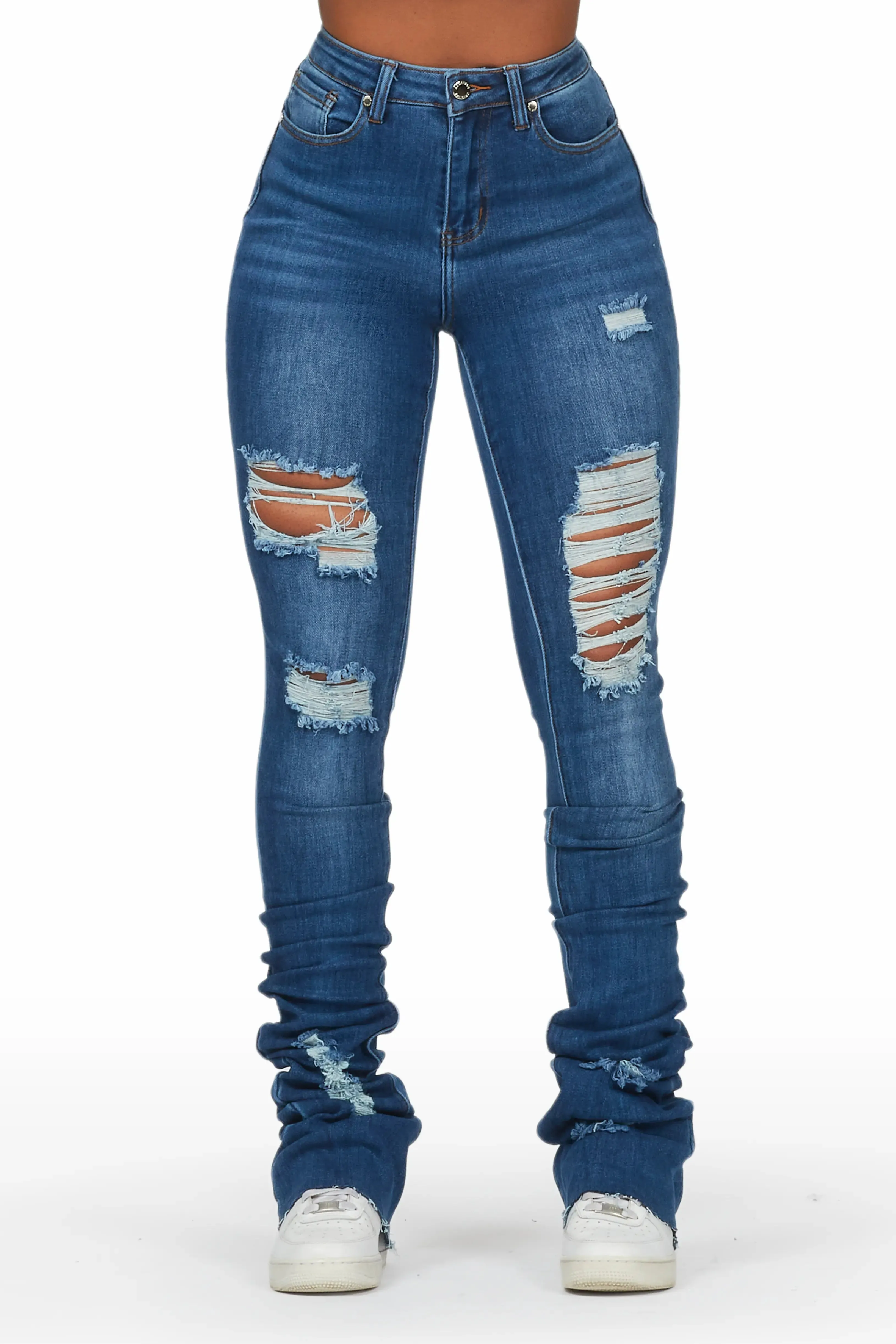 Cielo Dark Wash Super Stacked Jean sold by Rockstar Original