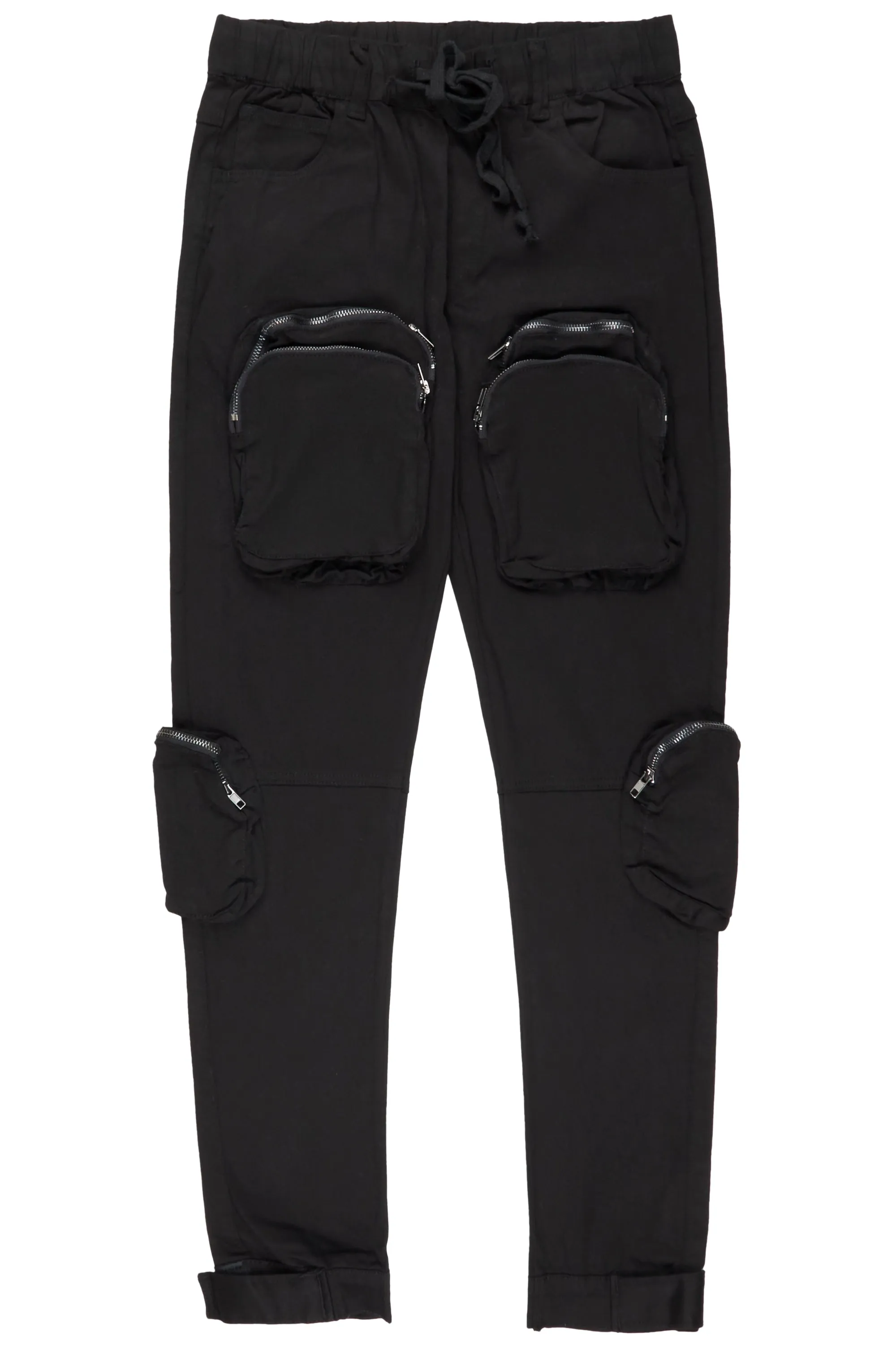 Cain Black Cargo Pants sold by Rockstar Original