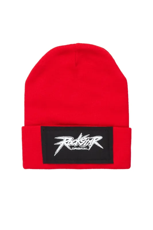 Tygo Red Graphic Beanie sold by Rockstar Original
