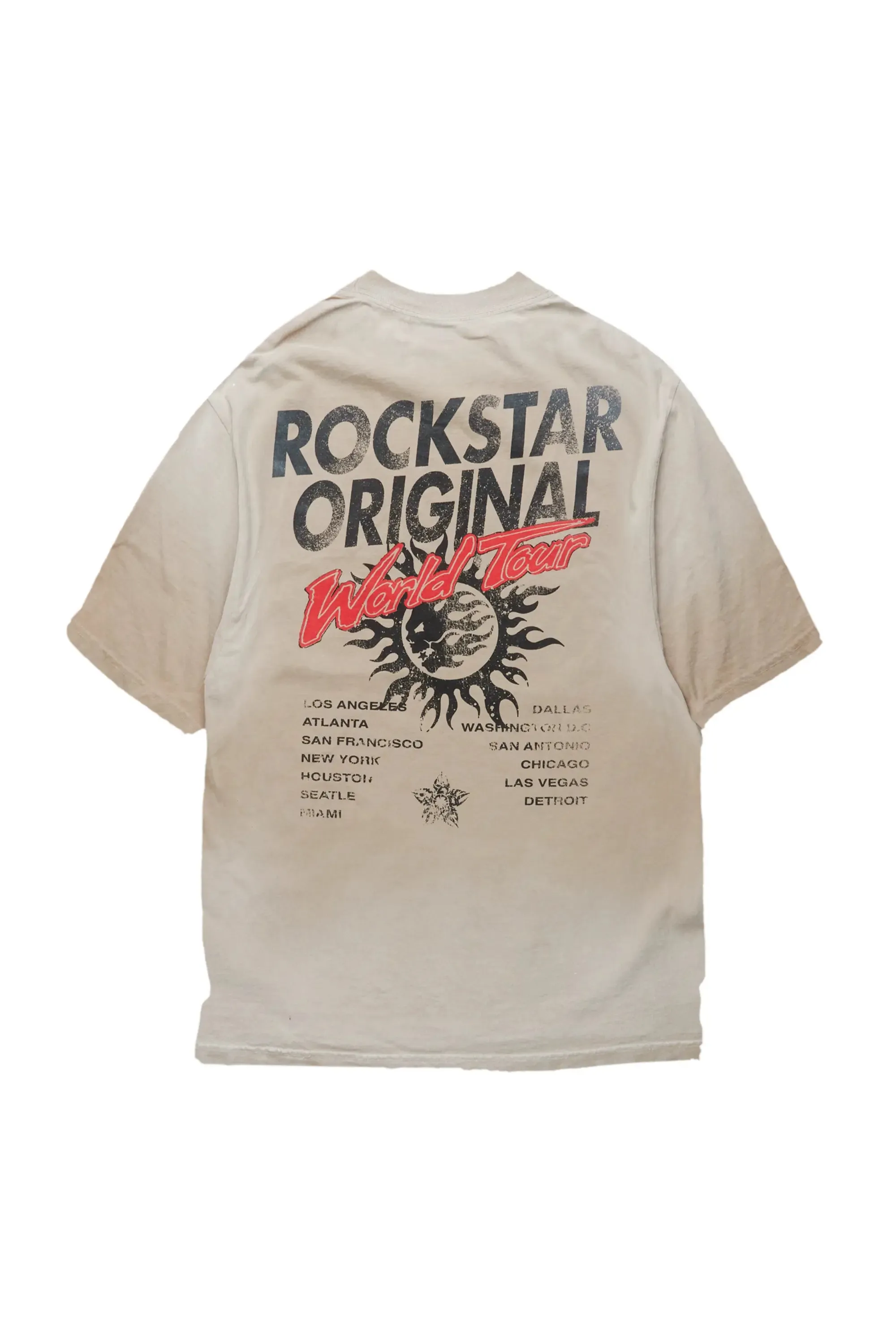 Kenisha Beige Mega Oversized T-Shirt sold by Rockstar Original product image thumbnail 3