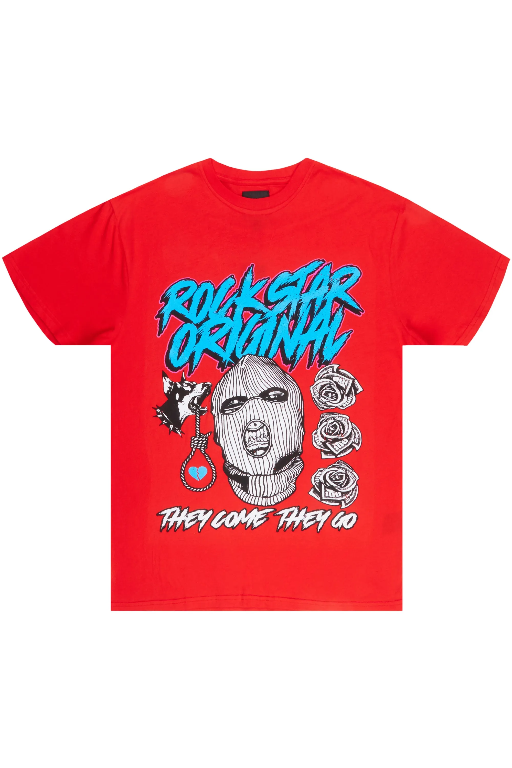 Clava Red Graphic T-Shirt sold by Rockstar Original