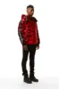 Metallic Red Alasia Puffer Jacket sold by Rockstar Original