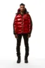 Metallic Red Alasia Puffer Jacket sold by Rockstar Original