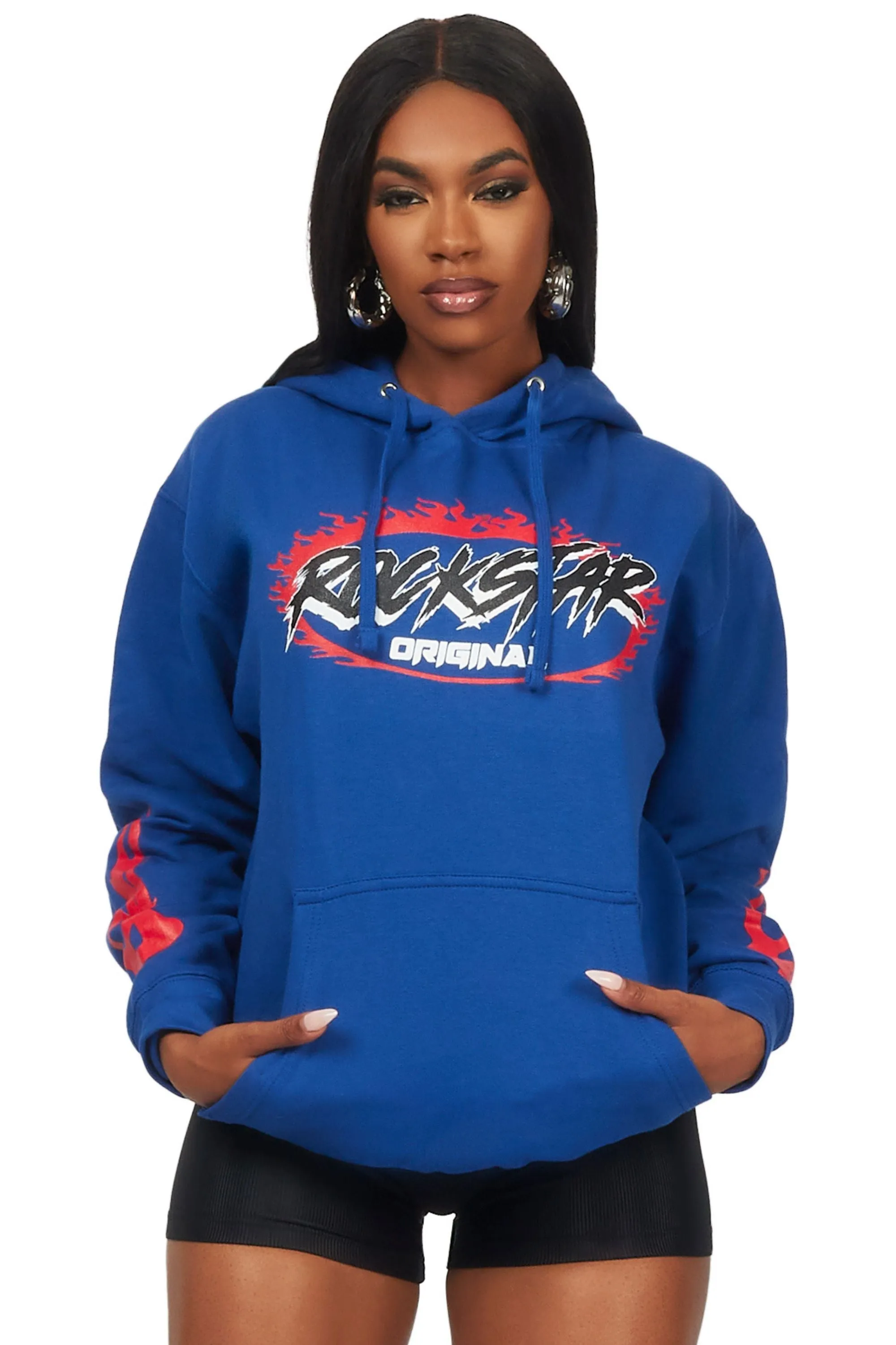 Aviana Royal Blue Oversized Hoodie sold by Rockstar Original