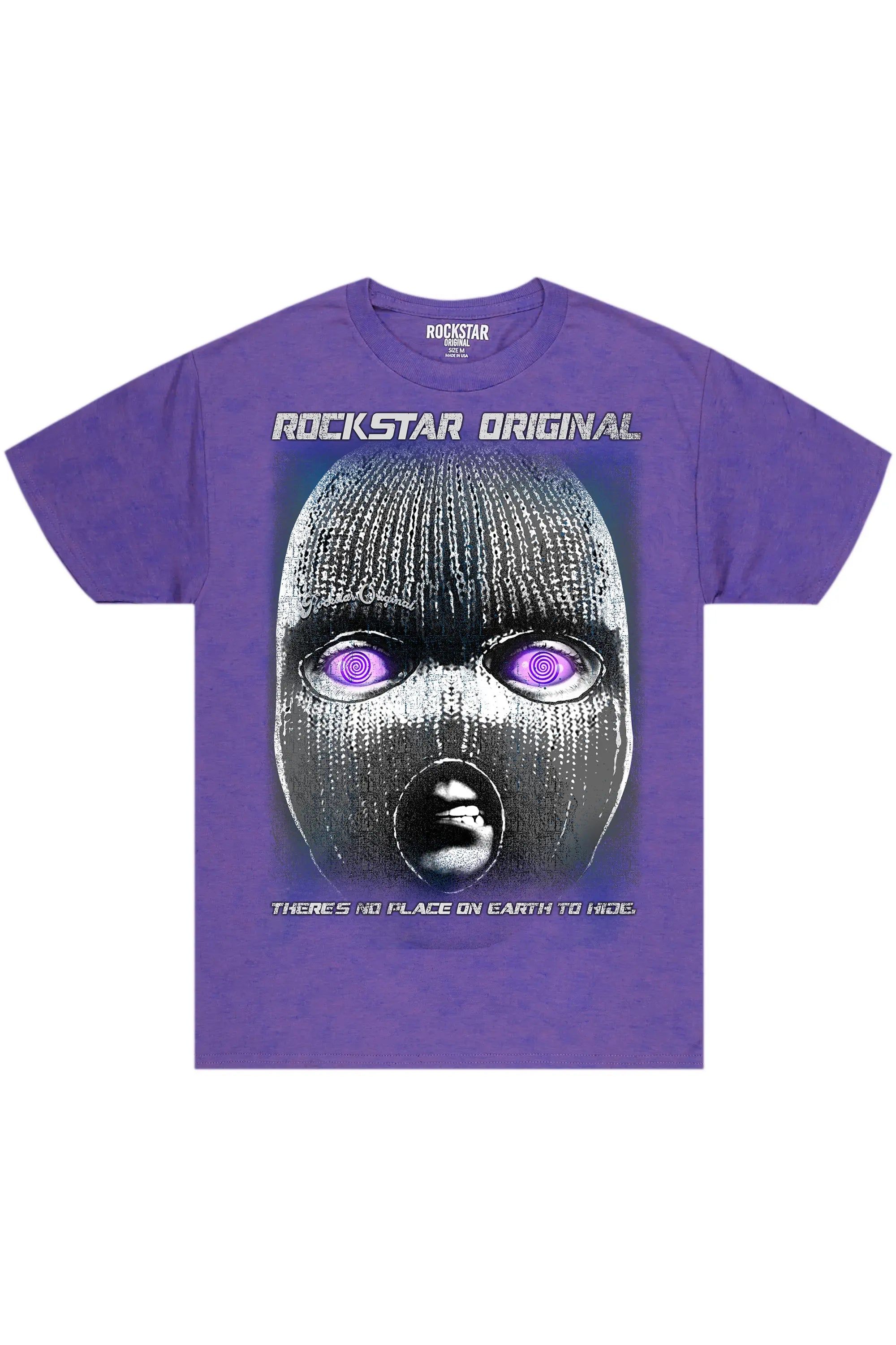 Darwin Purple Graphic T-Shirt sold by Rockstar Original product image thumbnail 2