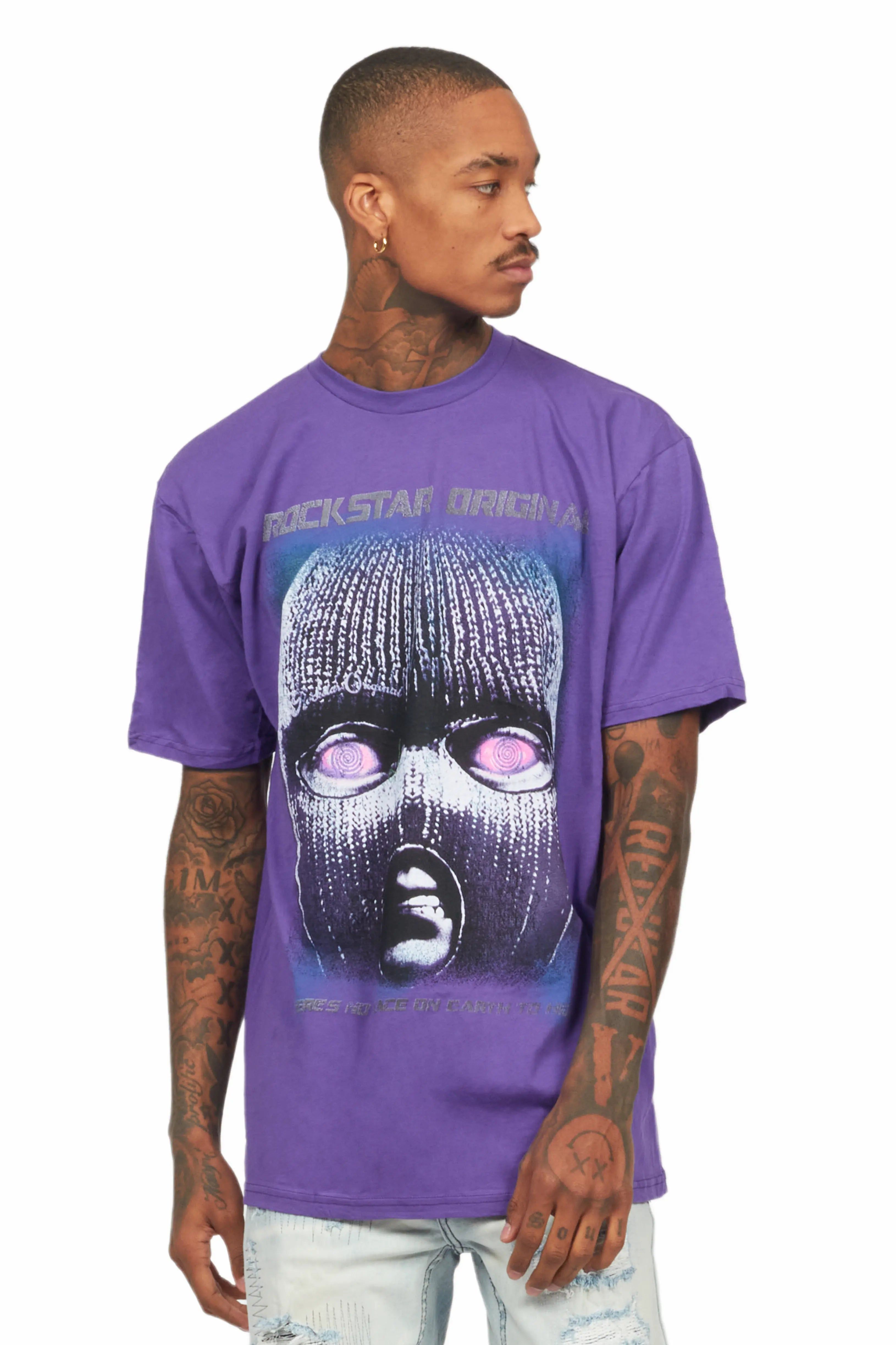 Darwin Purple Graphic T-Shirt sold by Rockstar Original