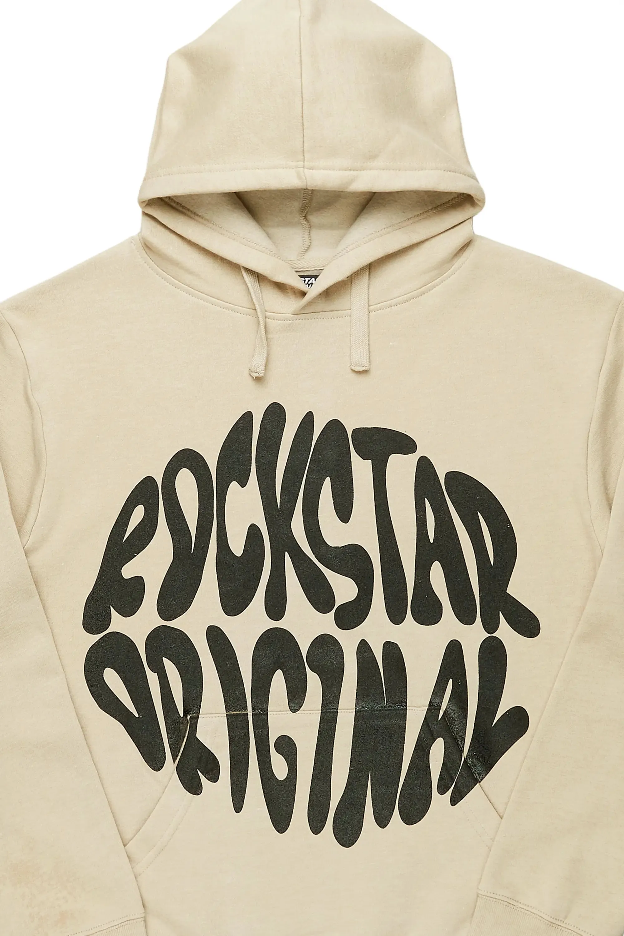 Thierry Beige Graphic Hoodie sold by Rockstar Original product image thumbnail 3