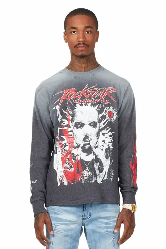 Mercy Charcoal Long Sleeve Graphic T-Shirt sold by Rockstar Original