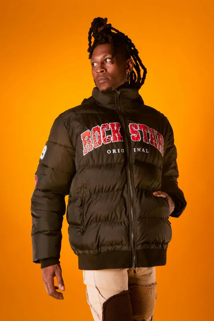 Bronx Black Heavy Puffer Jacket sold by Rockstar Original product image thumbnail 2