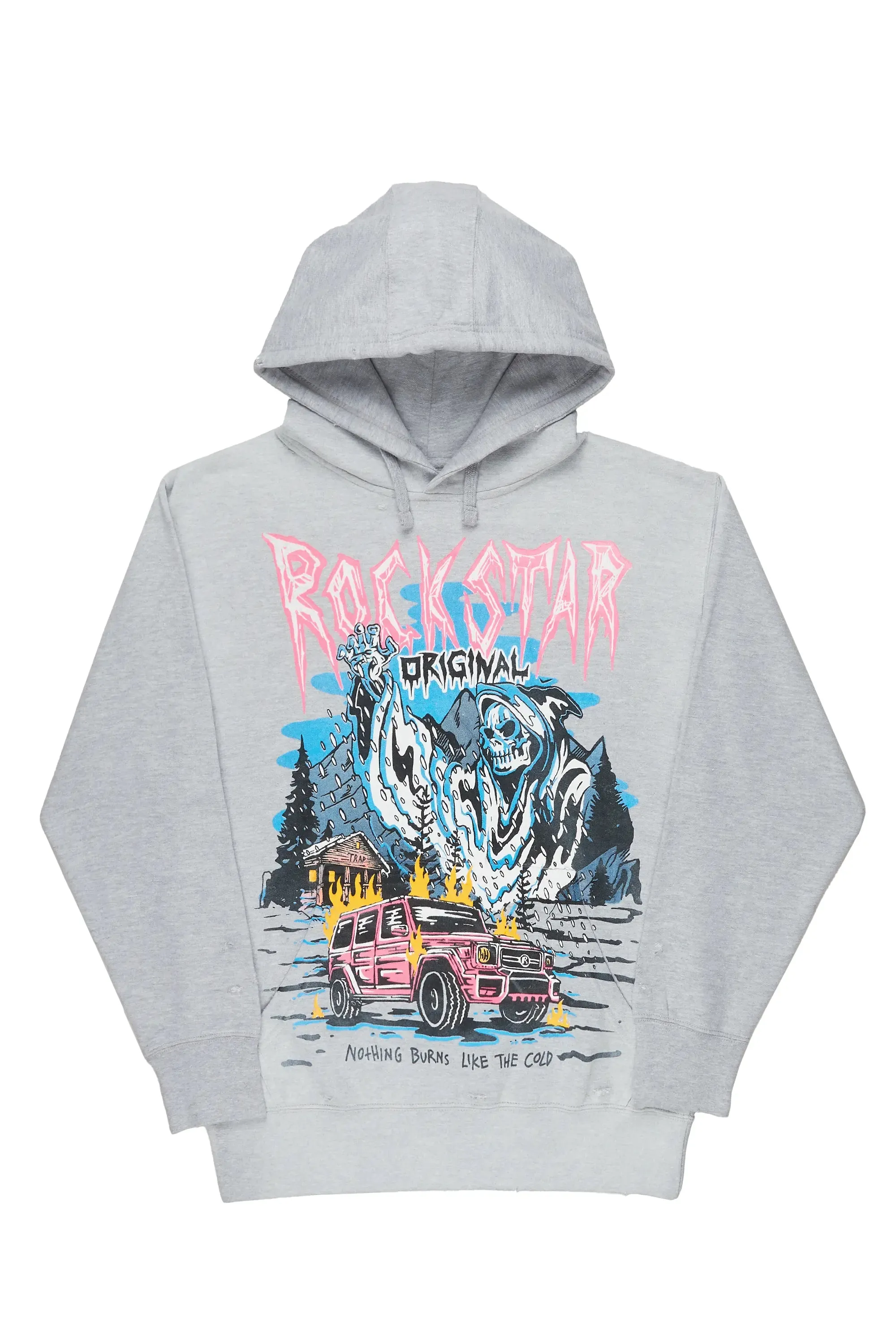Kip Heather Grey Graphic Hoodie sold by Rockstar Original