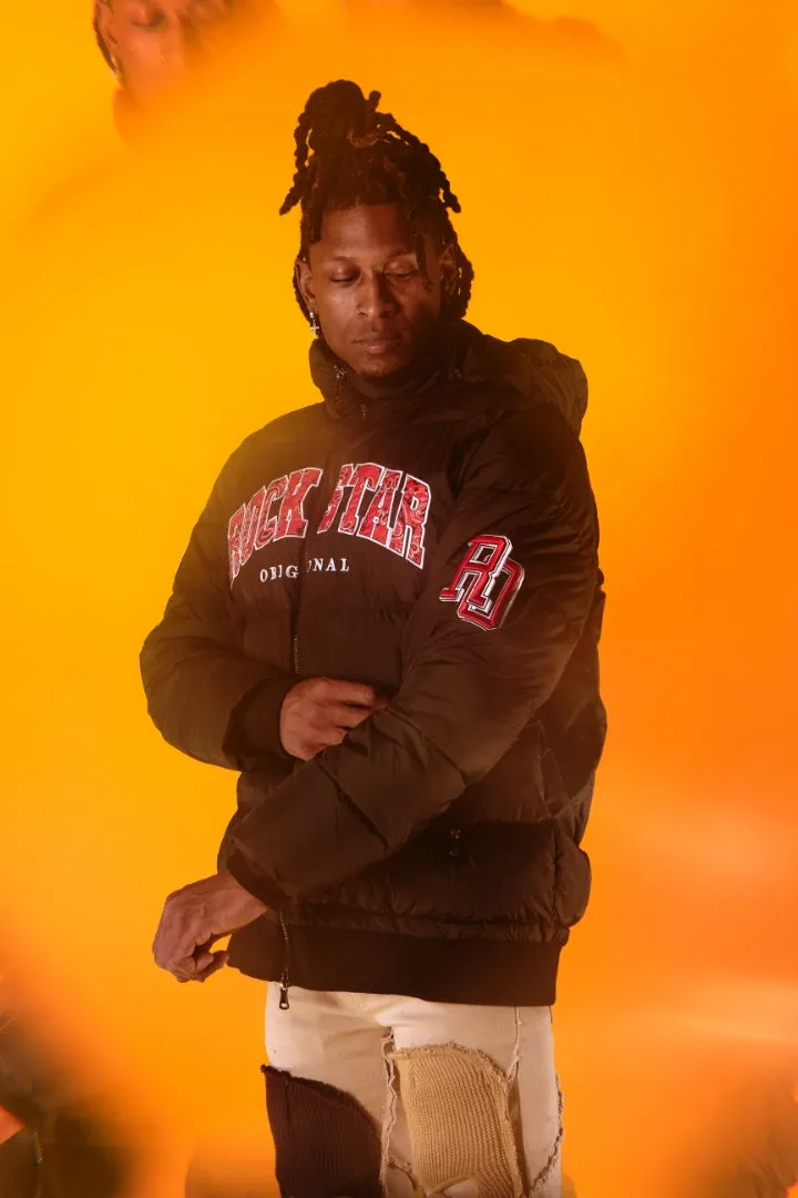 Bronx Black Heavy Puffer Jacket sold by Rockstar Original product image thumbnail 5