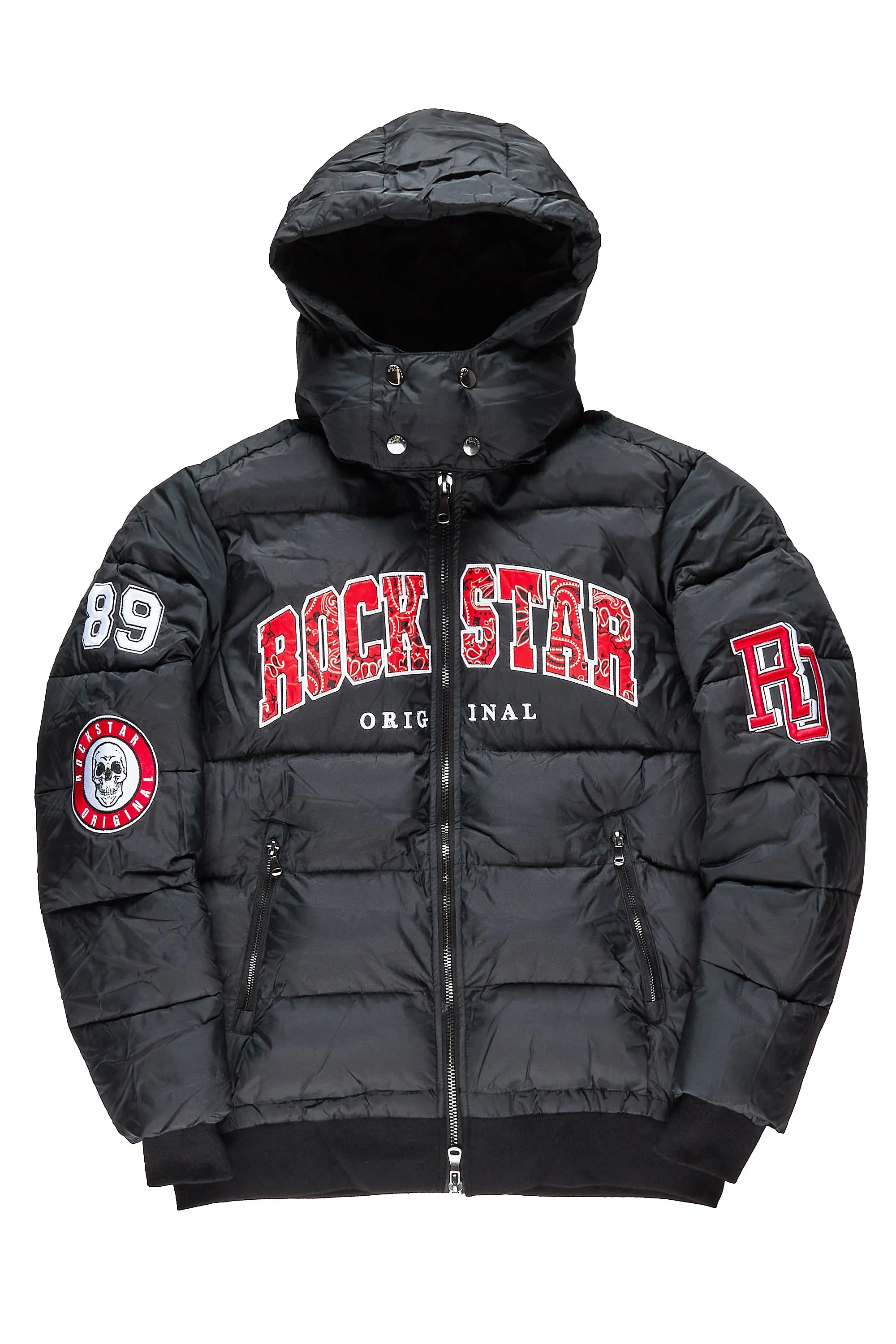 Bronx Black Heavy Puffer Jacket sold by Rockstar Original product image thumbnail 4
