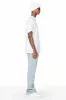 Andrew Heather Grey Patchwork Stacked Flare Pants sold by Rockstar Original