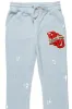 Andrew Heather Grey Patchwork Stacked Flare Pants sold by Rockstar Original