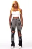 Shyanna Black Wash Distressed Super Stacked Jean sold by Rockstar Original