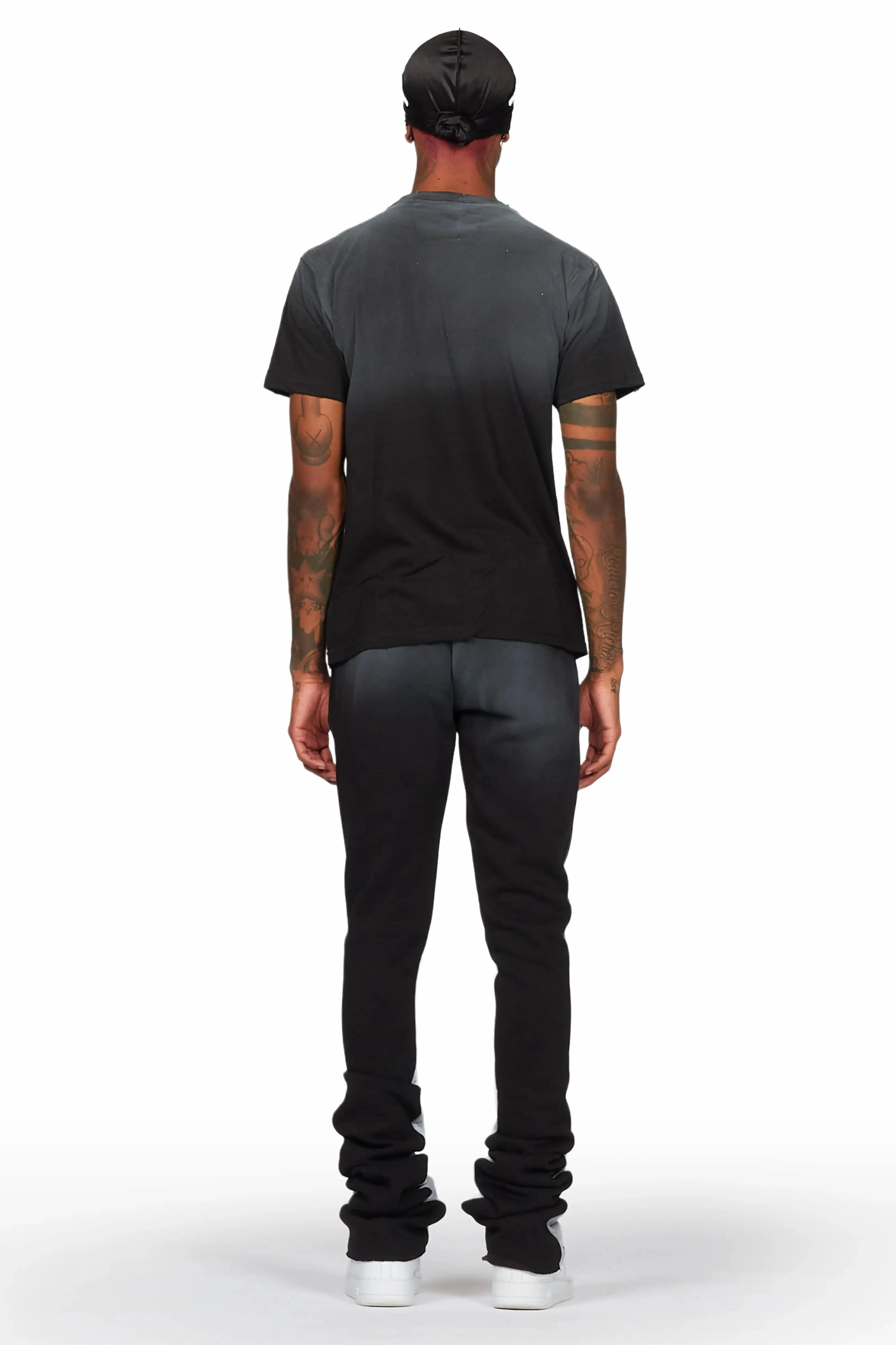 All Seeing Eyes Black T-Shirt/Super Stacked Flare Pant Set sold by Rockstar Original product image thumbnail 5