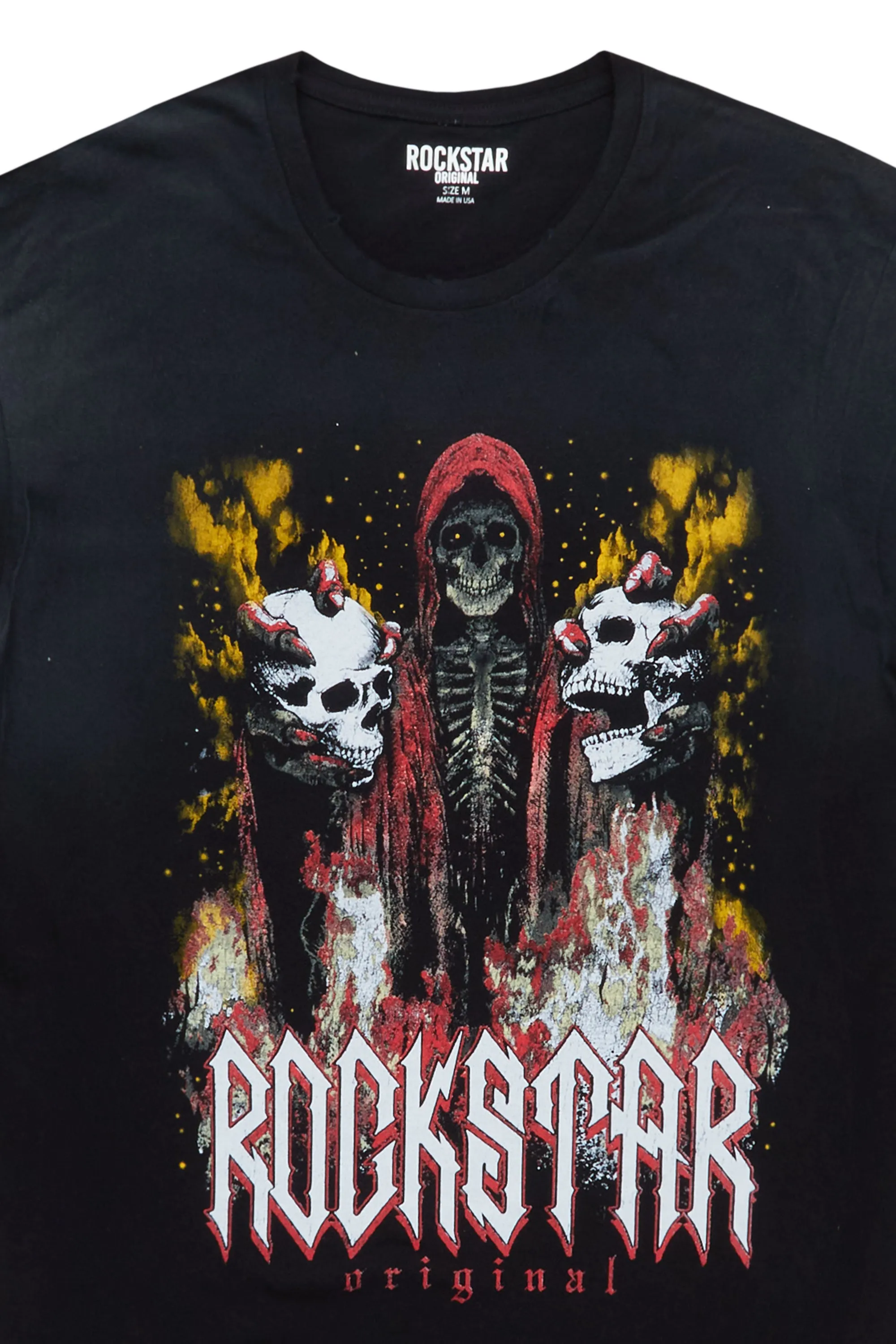 Aki Black Graphic T-Shirt sold by Rockstar Original product image thumbnail 2